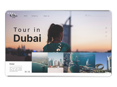 Tour in Dubai 3d a great travel tour for dubai animation app branding car design graphic design illustration logo tour ui