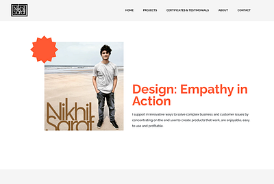 Nikhil Saraf | UX Portfolio case study portfolio user experience ux
