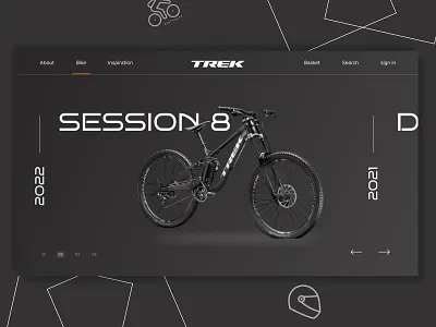 TREK Bike 3d animation app branding car design graphic design illustration logo ui