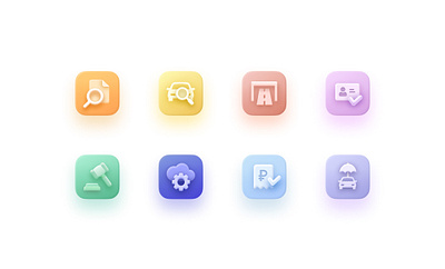 Icons for fleet management services cards design graphic design icon illustration ui ux