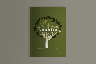 Anahita cover book cover branding catalogue catalogue cover design graphic design