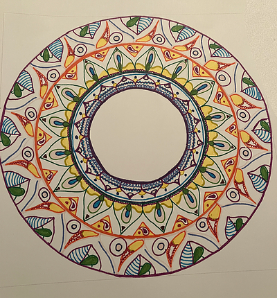 Mandala Drawing - personal project artwork drawing illustration