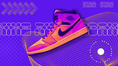 Design Speed Edit - Nike Air Jordan poster branding design graphic design modern