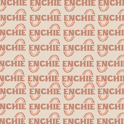 Enchie branding design illustration logo