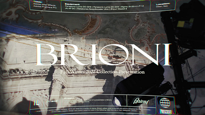 Project highlight: Brioni animation branding graphic design logo motion graphics