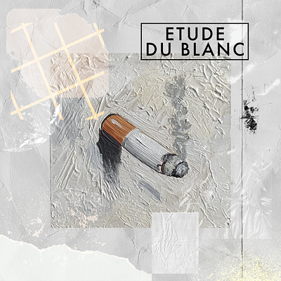 Étude du Blanc, acrylique et pâte à relief