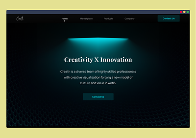 Creath Website design design thinking web
