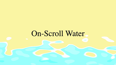 Interactive On-Scroll Water animation glsl interaction interactive noise on sroll scroll scrollanimation shader simplexnoise threejs web animation