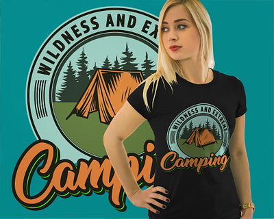 Camping t shirt design camping t shirt teepublic graphic design