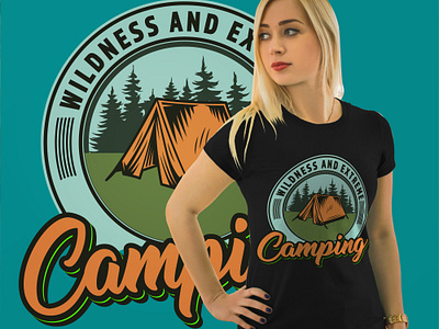 Camping t shirt design camping t shirt teepublic graphic design