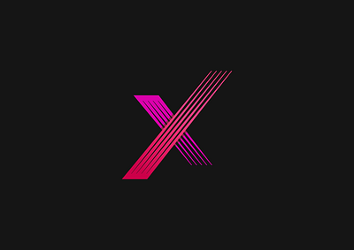 X branding logo minimal typography x x logo
