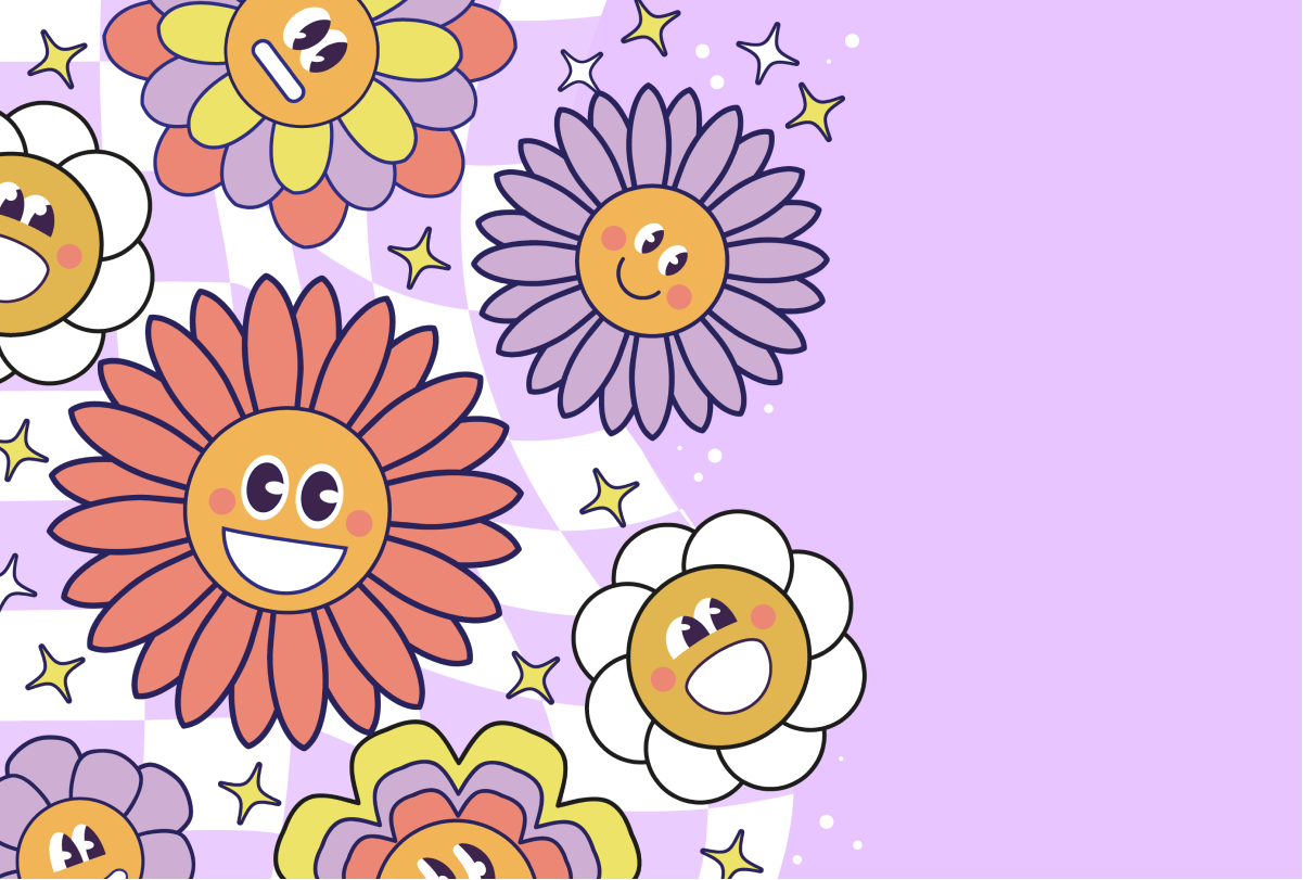 Smiley  Flower Smiley cute doodle drawing gradient happiness smile  trippy HD phone wallpaper  Peakpx