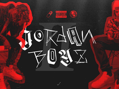 Jordan Boyz - Concept graphic design jordan lettering trap
