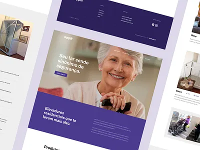 Minilift | UX/UI & Web development design elevator flat graphic design lift manufacturer minimal ui ux web website