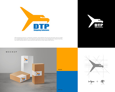 Logo Design of DTP Shipping Solutions [ Shipping Brand ] app branding design graphic design illustrat illustration logo logo design ui ux vector