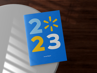 Walmart 2023 Annual Report branding graphic design