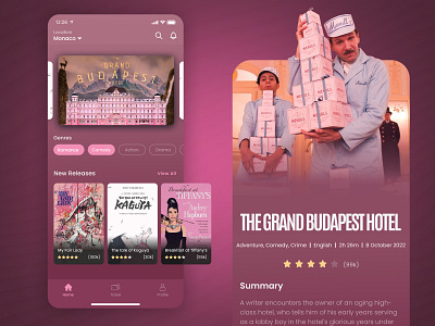 Ticket office - Wes Anderson Pink Version dailyui dailyui002 dailyui01 dailyui01 dailyui001 dailyui design illustration uxuidesign