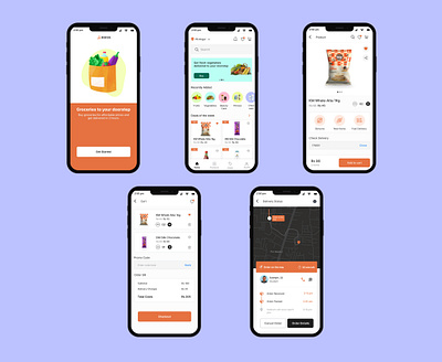 ROFOS - Grocery App app figma ui