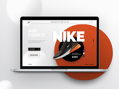 Nike Landing Page art branding design graphic design landing page nike nike landing page ui user interface design ux ux design web web design web landing page web site