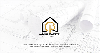 Onpoint Properties (Real Estate Brand) branding graphic design logo