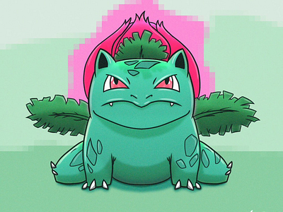 #02 - Ivysaur draw illustration ivysaur pokemon