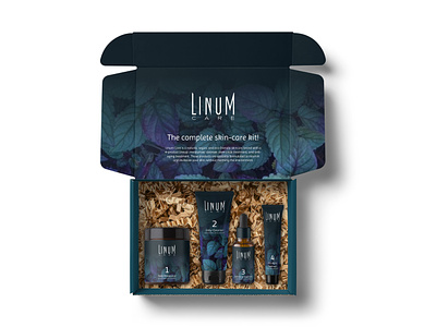 Linum Care Concept Packaging branding design graphic design logo packaging
