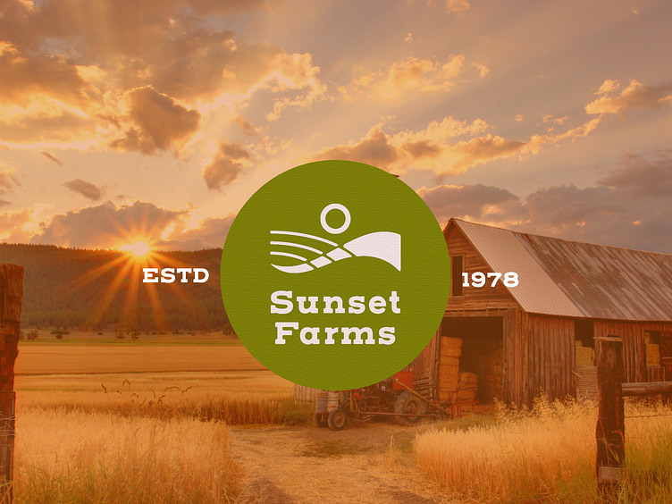 Sunset Farms Brand Identity / Logo Design by Emily Backus on Dribbble