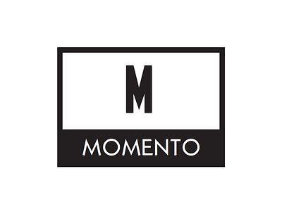 MOMENTO design graphic design logo typography vector