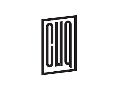 CLIQ graphic design logo typography