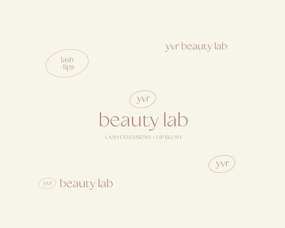 YVR Beauty Lab Branding branding design graphic design logo