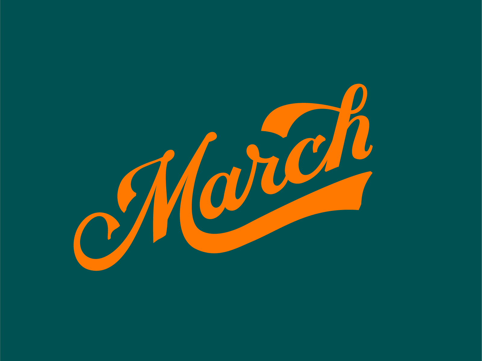 March Lettering by Rachel Gillespie (Seer Design Co.) on Dribbble