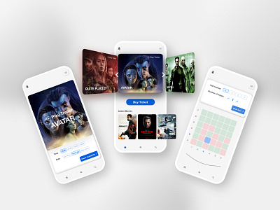 CineRak app branding design graphic design illustration ui ux