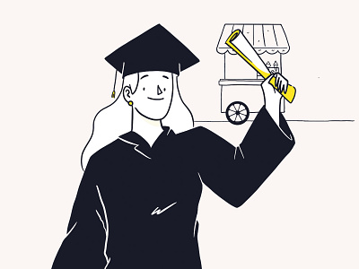 Illustration ❘ Graduation comic empower empowerment graduate graduation handrawn illustration peru success