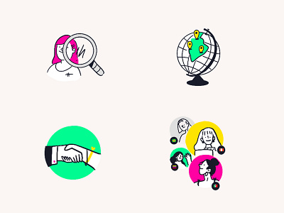 Illustration ❘ Different Illustrations doodle empower empowerment handdrawn icon illustration peruvian procreate woman women