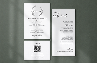 wedding invitation + cards design graphic design print typography