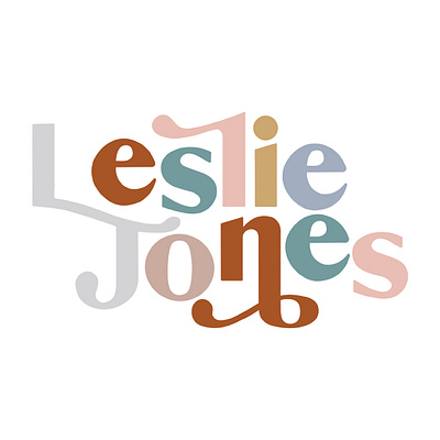 leslie jones branding branding design graphic design lettering logo typography