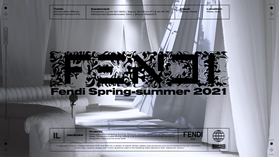 Project Highlight: Fendi animation branding design graphic design logo motion graphics typography