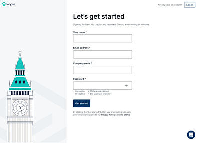 Loqate website onboarding