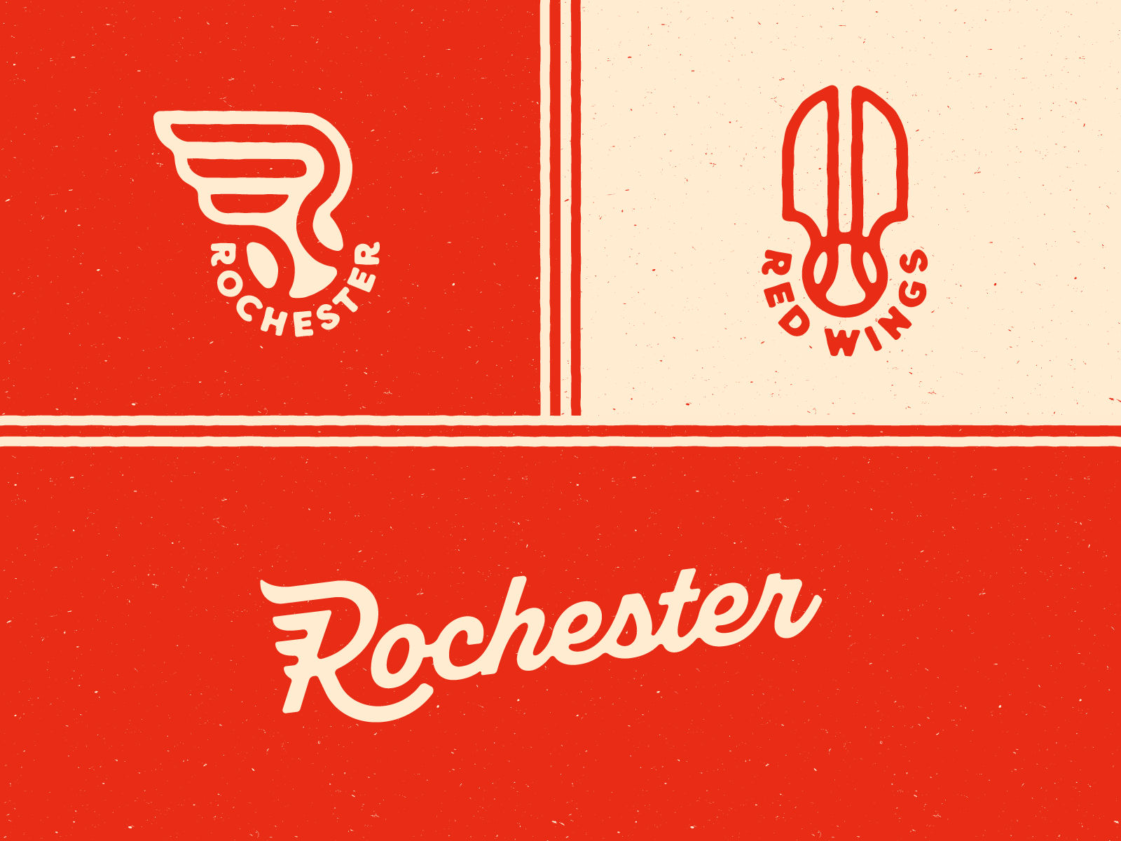 Rochester Red Wings by Erikas on Dribbble