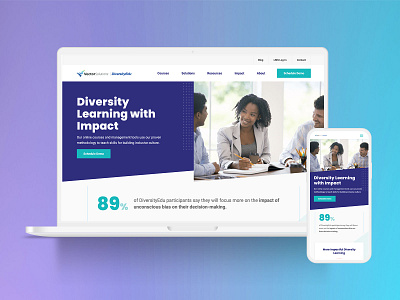 Diversity Edu Website UXUI redesign app branding design figma graphic design landingpage redesign sketch ui ux web