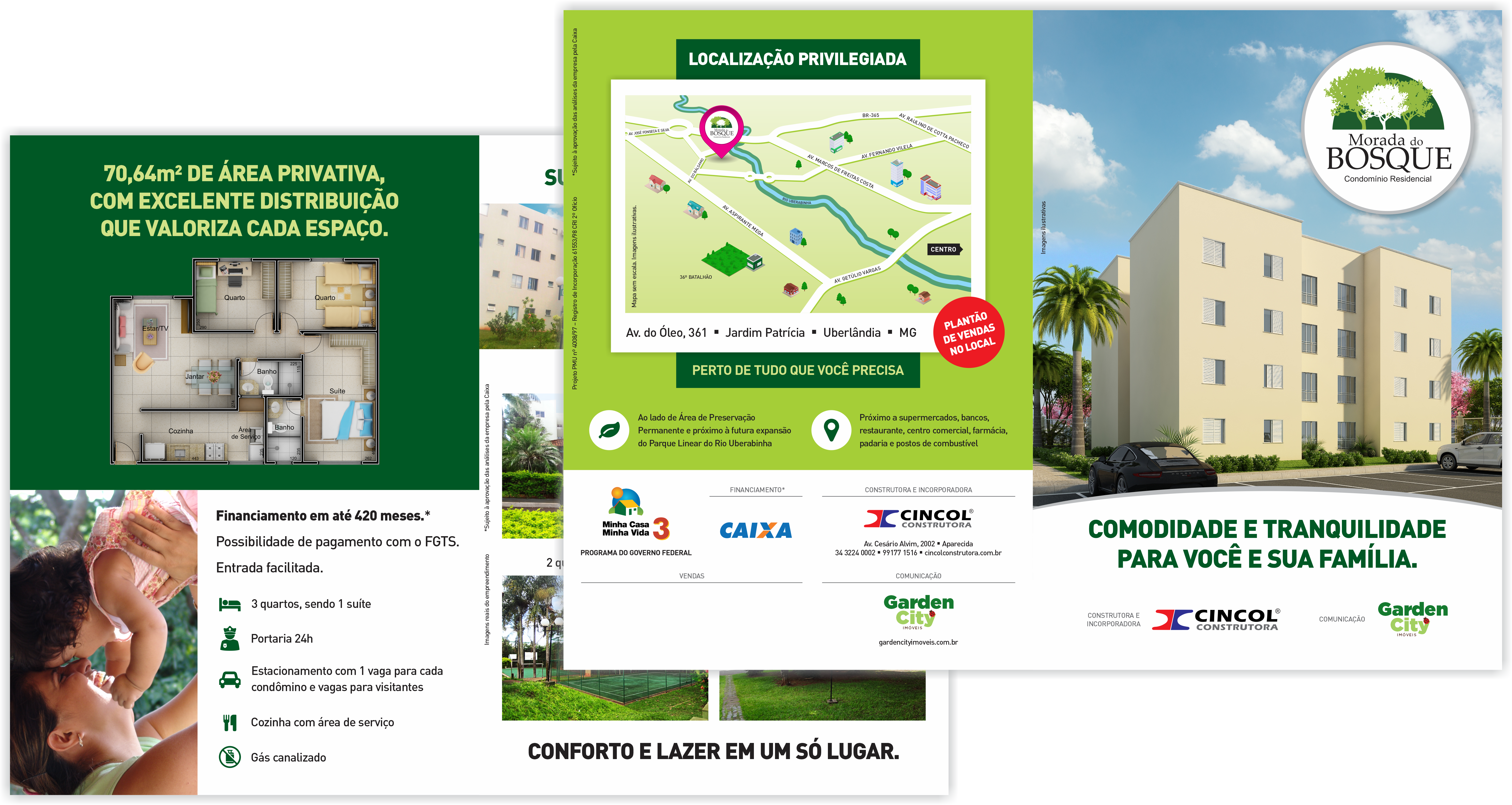 Prospectos imobiliários graphic design vector