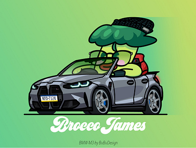 BroccoJames' BMW M3 bmw car graphic design illustration