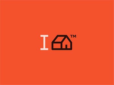 Inch Housing Logo brand branding hotel house housing inch logo measure ruler
