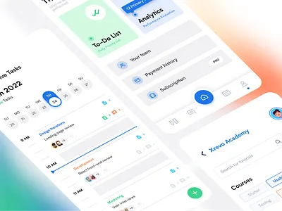 Xrevo Mobile App branding clean ui design minimal mobile mobile app mobile app design mobile interface modern ui ui designer ui ux ux vector