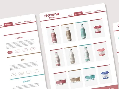 D'avena - Dairy-free Shop brand brand itentity branding dairy free shop dairy shop design graphic design logo product shop store design typography ui user experience user interface ux web design