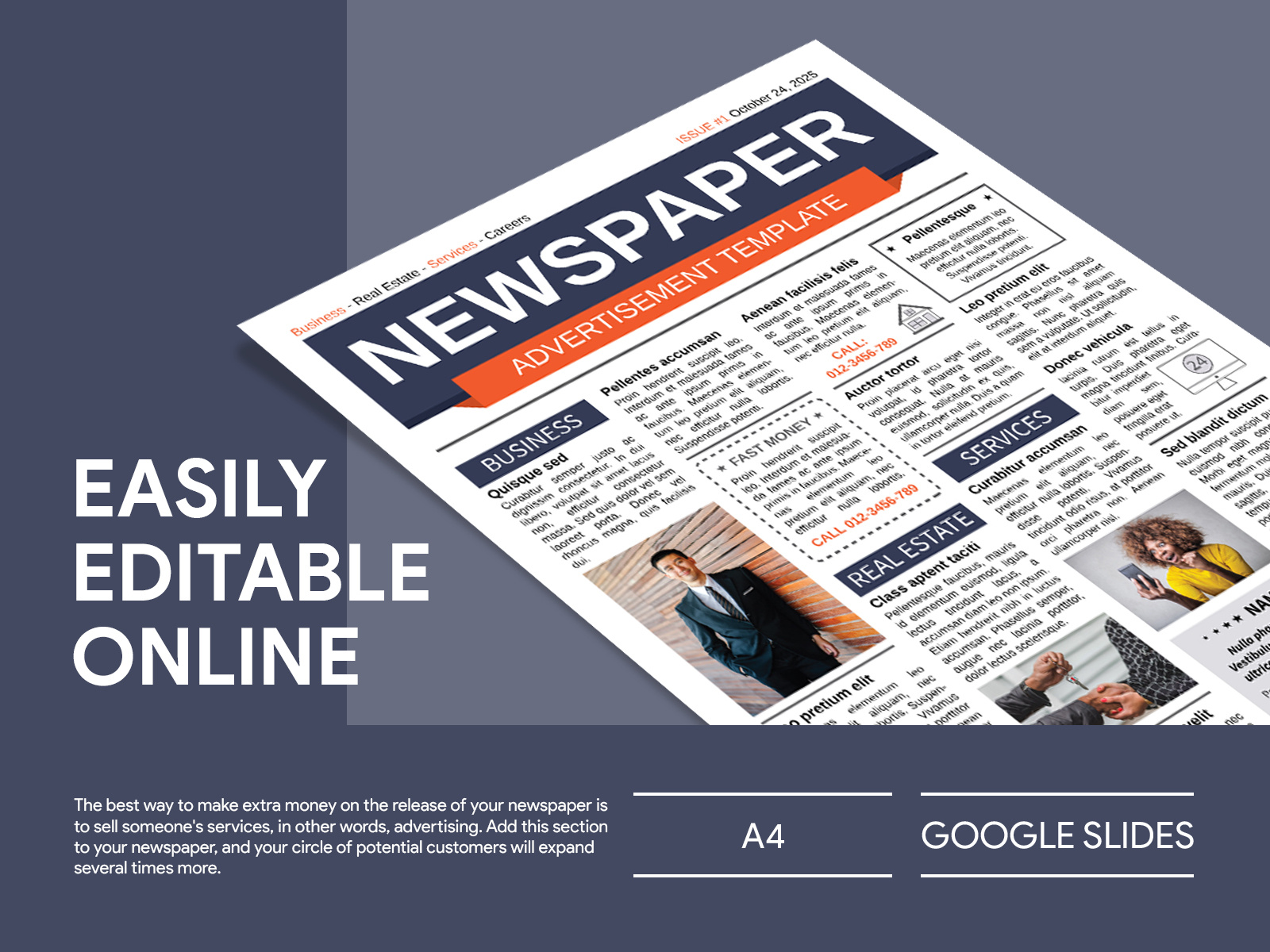 Newspaper Advertisement Free Google Docs Template by Free Google Docs ...