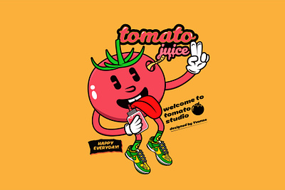 Tomato studio ai illustration