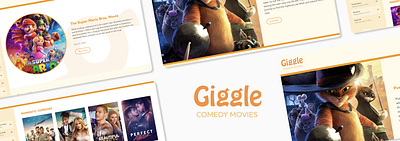 Giggle brand identity branding css design graphic design html illustration javascript logo mobile movie movie database typography ui user experience user interface ux vector web website