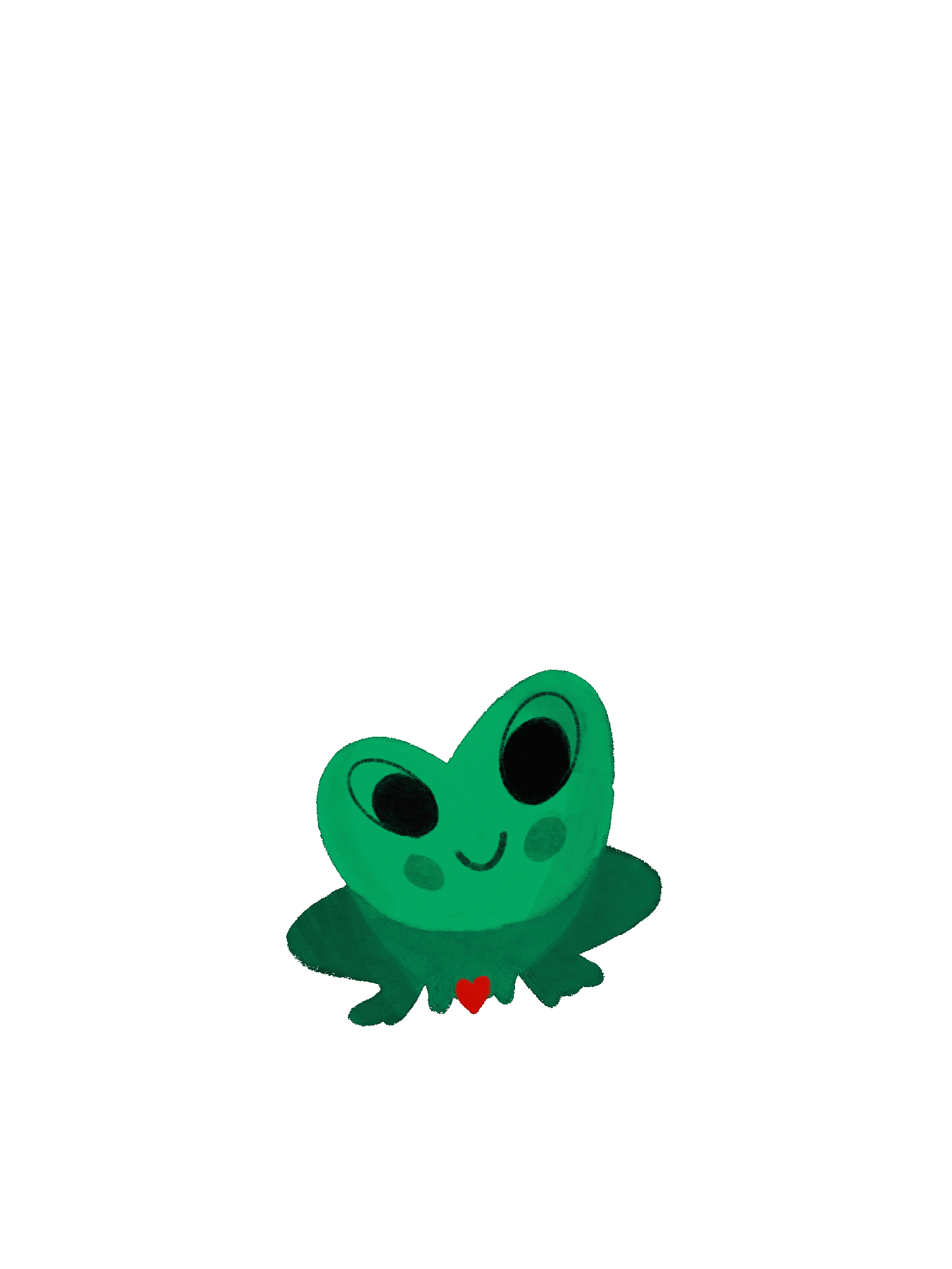 Froggy design frog gif graphic design procreate