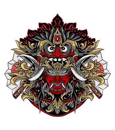 BARONG BALI branding design graphic design illustration logo vector